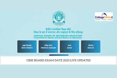 CBSE Board Exam Date Sheet 2023