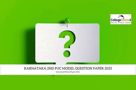 Karnataka 2nd PUC Model Question Paper 2023