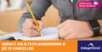 Impact on B.Tech admissions if JEE Main is Canceleld