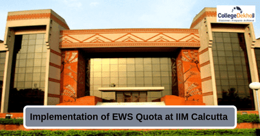 IIM Calcutta Introduces More Seats to Accommodate Students Under EWS Quota