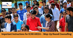 Important Instructions for ICAR AIEEA 2024 Mop-Up Round Counselling