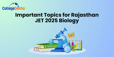 List of Important Topics for Rajasthan JET 2025 Biology