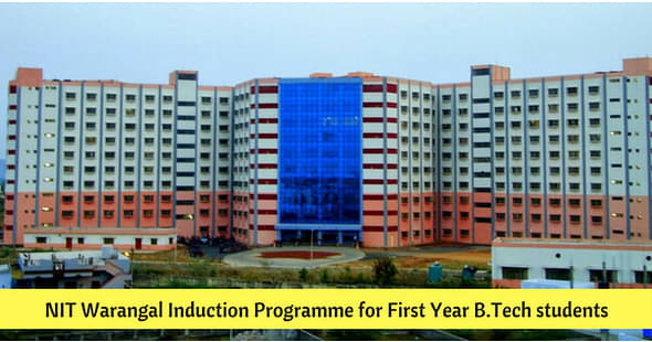 NIT Warangal Begins Induction Programme for First Year B.Tech Students