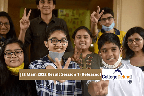 JEE Main 2022 Result Session 1 (Released)