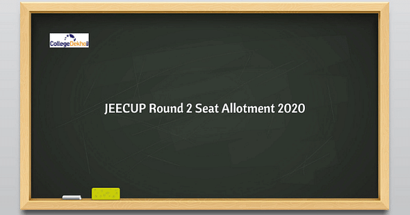 JEECUP Round 2 Seat Allotment