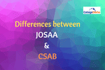Differences between JOSAA and CSAB