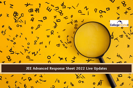 JEE Advanced Response Sheet 2022 Live Updates: IIT Bombay to Release Candidate Responses at jeeadv.ac.in Today, PDF Download