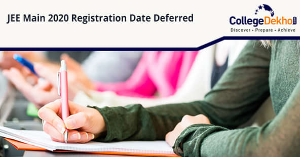 JEE Main Registration 2020 Postponed