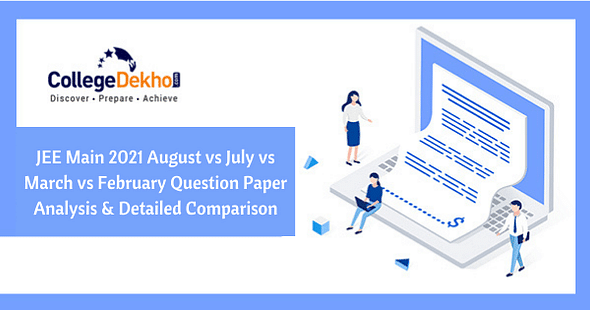 JEE Main 2021 August vs July vs March vs February Question Paper Analysis – Detailed Comparison