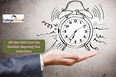 JEE Main 2022 Exam Day Schedule, Reporting Time, Instructions
