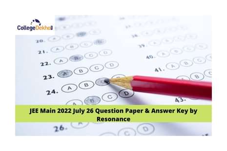 JEE Main 2022 July 26 Question Paper & Answer Key by Resonance