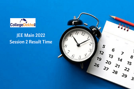 JEE Main 2022 Session 2 Result Time