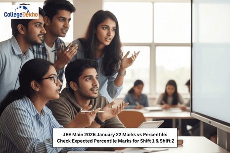 JEE Main 2026 January 22 Marks vs Percentile