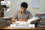 JEE Main 2026 Physics High Priority and Low Priority Chapters