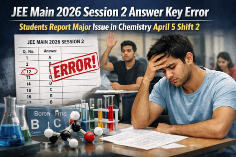 JEE Main 2026 Session 2 Answer Key Error: Students Report Major Issue ...