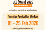 JEE Main 2026 Session 2 Application Form Releasing Today