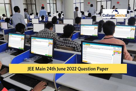 JEE Main 24 June 2022 Shift 1 Question Paper: Download Memory-Based Questions