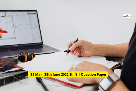 JEE Main 28th June 2022 Shift 1 Question Paper: Download Memory-Based Questions