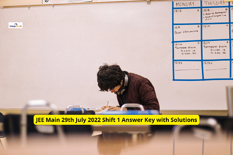 JEE Main 29th July 2022 Shift 1 Answer Key with Solutions: Download Unofficial Answer Key by Coaching Institutes