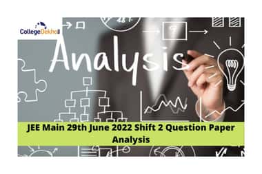 JEE Main 29th June 2022 Shift 2 Question Paper Analysis