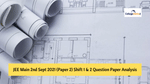 JEE Main 2nd Sept 2021 Shift 1 (Paper 2) Question Paper Analysis, Answer Key
