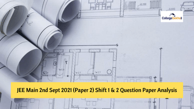 JEE Main 2nd Sept 2021 Shift 1 (Paper 2) Question Paper Analysis, Answer Key