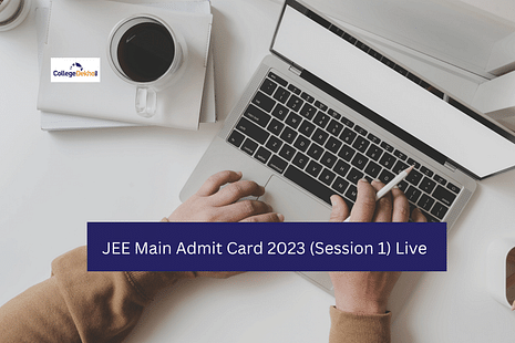 JEE Main admit card 2023 live