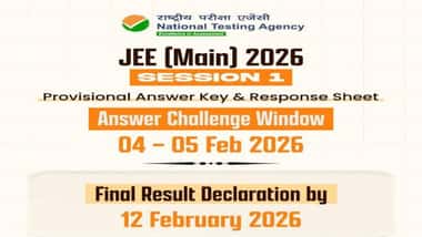 JEE Main Answer Key 2026 Session 1 LIVE Updates