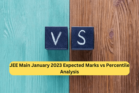 JEE Main January 2023 Expected Marks vs Percentile Analysis