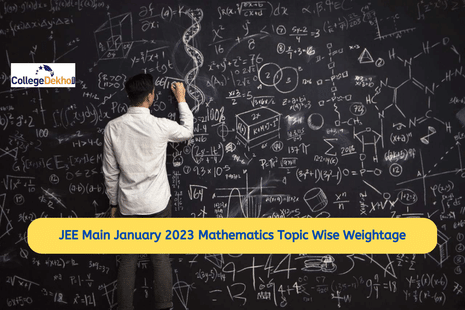 JEE Main January 2023 Mathematics Topic Wise Weightage Analysis