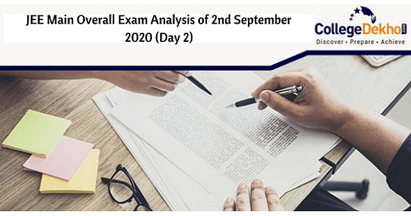 Overall Exam Analysis of JEE Main 2nd Sept 2020 (Day 2)