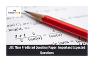 JEE Main 2024 Predicted Question Paper: Important Expected Questions