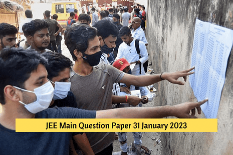 JEE Main Question Paper 31 January 2023