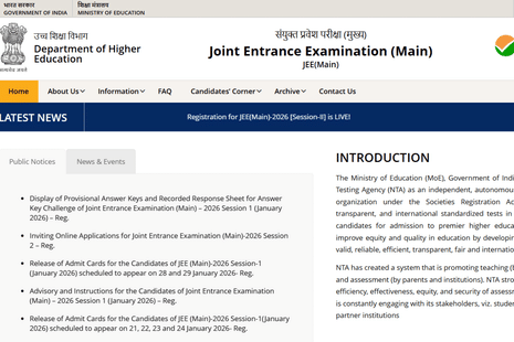 JEE Main Result 2026 LIVE Updates: NTA to Release Session 1 Results on Feb 12; Final Answer Key Expected soon at jeemain.nta.ac.in