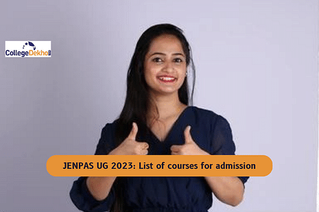 JENPAS UG 2023 List of courses for admission