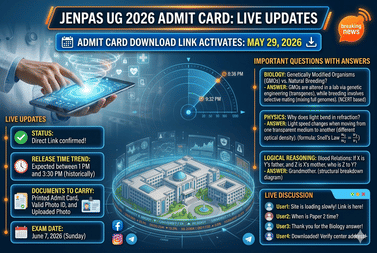 JENPAS UG Admit Card 2026 Live Updates