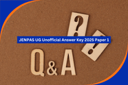 JENPAS UG Unofficial Answer Key 2025 Paper 1: Set-wise Questions with Answers, PDF Download Links