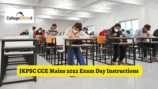 JKPSC CCE Mains 2022 Exam Day Instructions