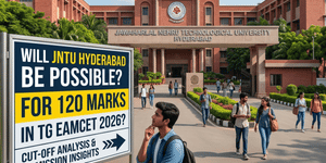 Will JNTU Hyderabad be possible for 120 Marks in TG EAMCET 2026?