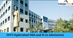 JNTU M.Sc and MBA Admissions