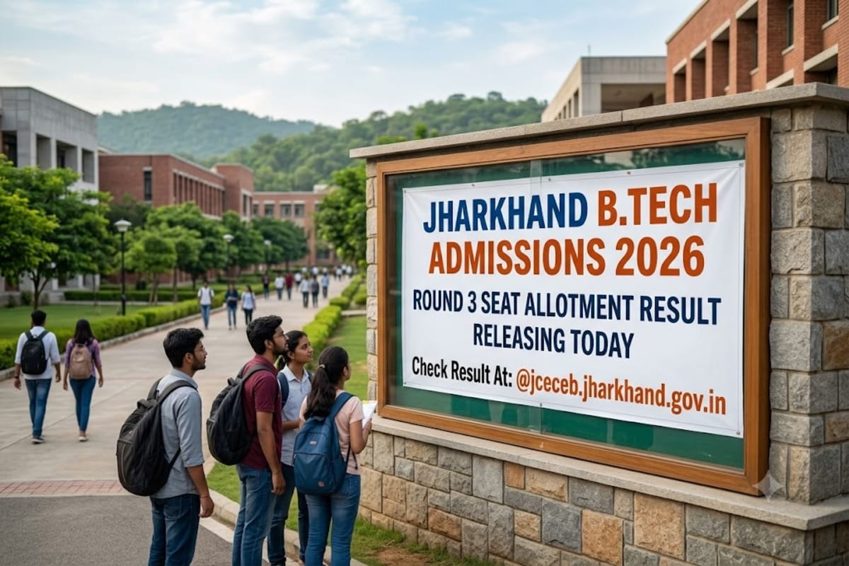 Jharkhand B.Tech 2026 Round 3 Seat Allotment Result Releasing Today @jceceb.jharkhand.gov.in