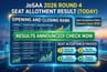 JoSAA 2026 Round 4 Seat Allotment Result (OUT): Opening and Closing Rank; Seat Acceptance Process