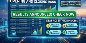 JoSAA 2026 Round 4 Seat Allotment Result (TODAY): Opening and Closing Rank; Seat Acceptance Process