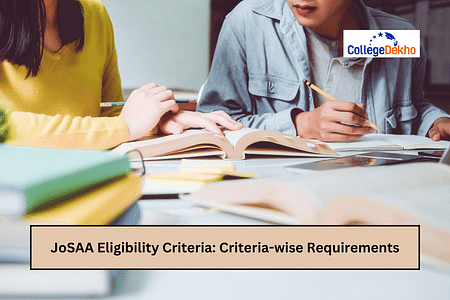 JoSAA Eligibility Criteria 2025: Criteria-wise Requirements