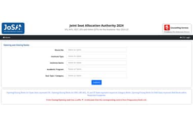 JoSAA Round 1 Seat Allotment Result 2024 LIVE Updates