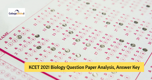 KCET 2021 Biology Question Paper Analysis, Answer Key