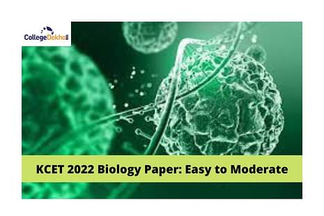 KCET 2022 Biology Paper Difficulty level