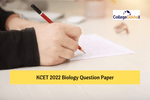 KCET 2022 Biology Question Paper: Download PDF for All Sets
