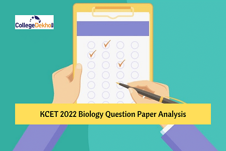 KCET 2022 Biology Question Paper Analysis, Answer Key, Solutions