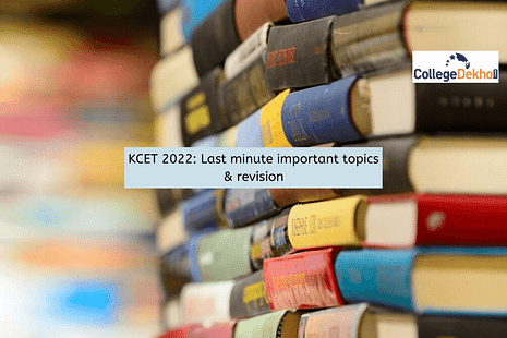 KCET 2022: Last minute important topics & revision